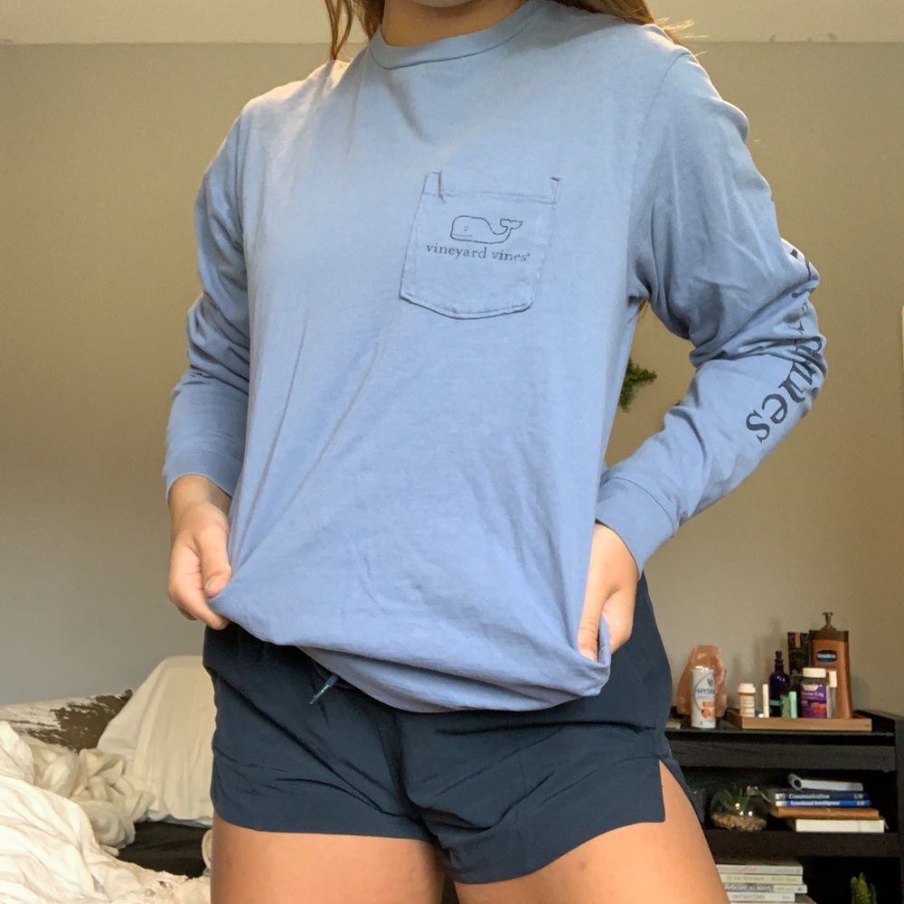 Lavender Vineyard Vines long sleeve tee
